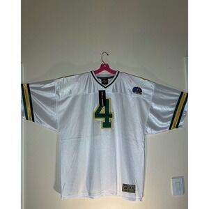 Vintage Rare ASG Athletics Mens XXXL White Green‎ Gold Football Jersey #4 NWT